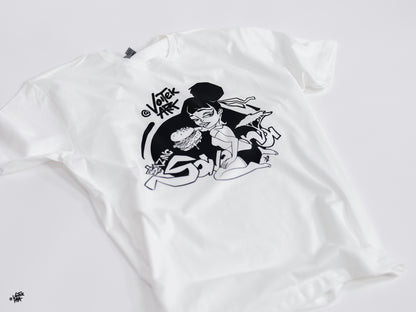 BLAZINGSAVANNA Original Character Illustrated T-Shirt
