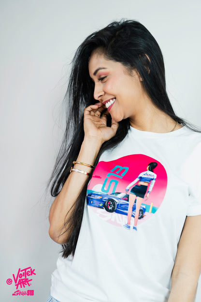 Drift Silvia S13 Sideways Racing Original Illustrated T-Shirt