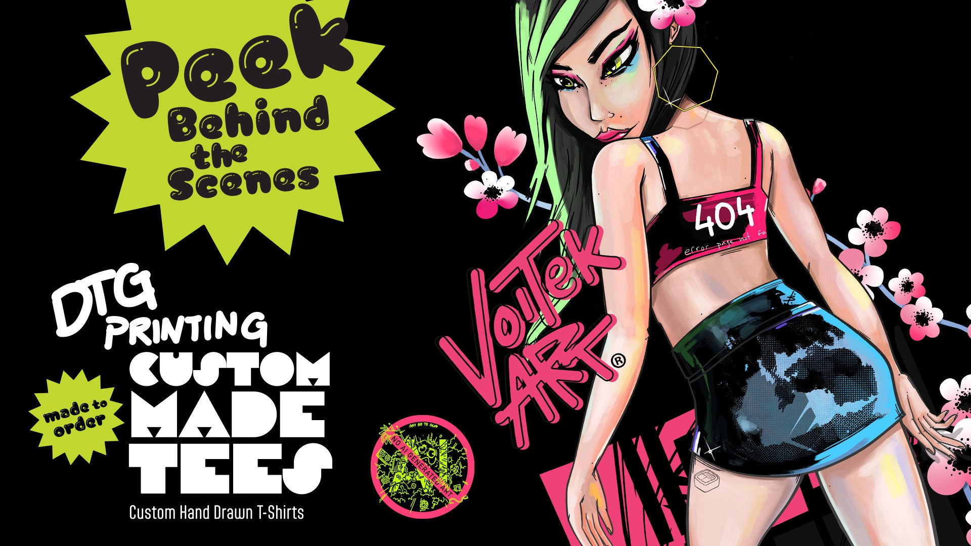 Load video: Peek Behind the Scenes DTG Printing Video